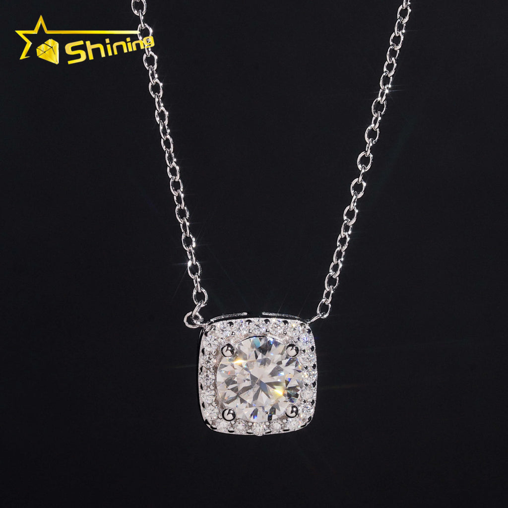 Eternal Halo Silver Necklace