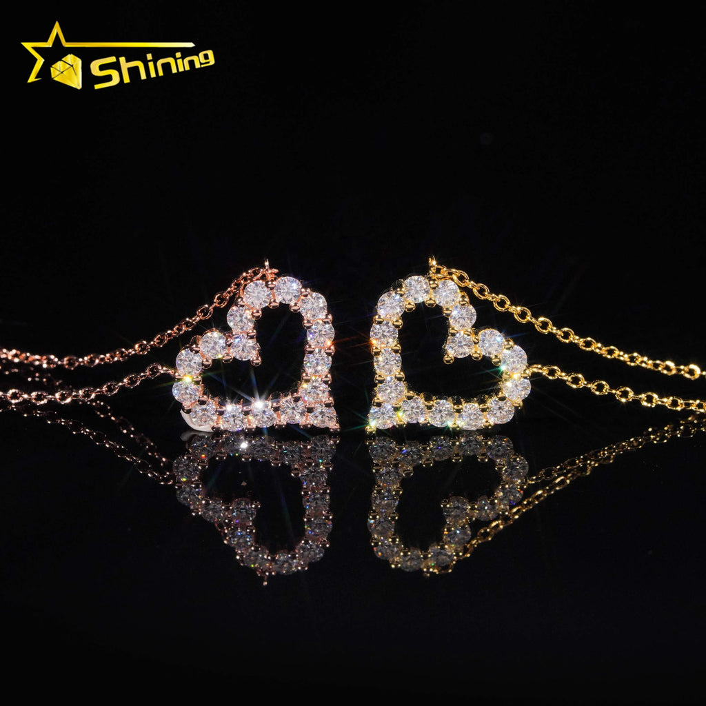 Luxe Heart Sparkle Necklace