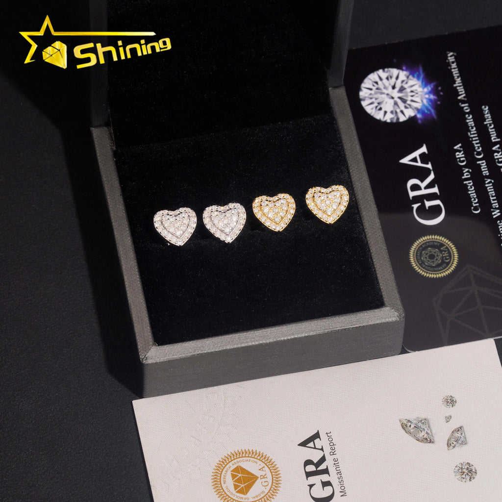 Luxe Heart Sparkle Earrings