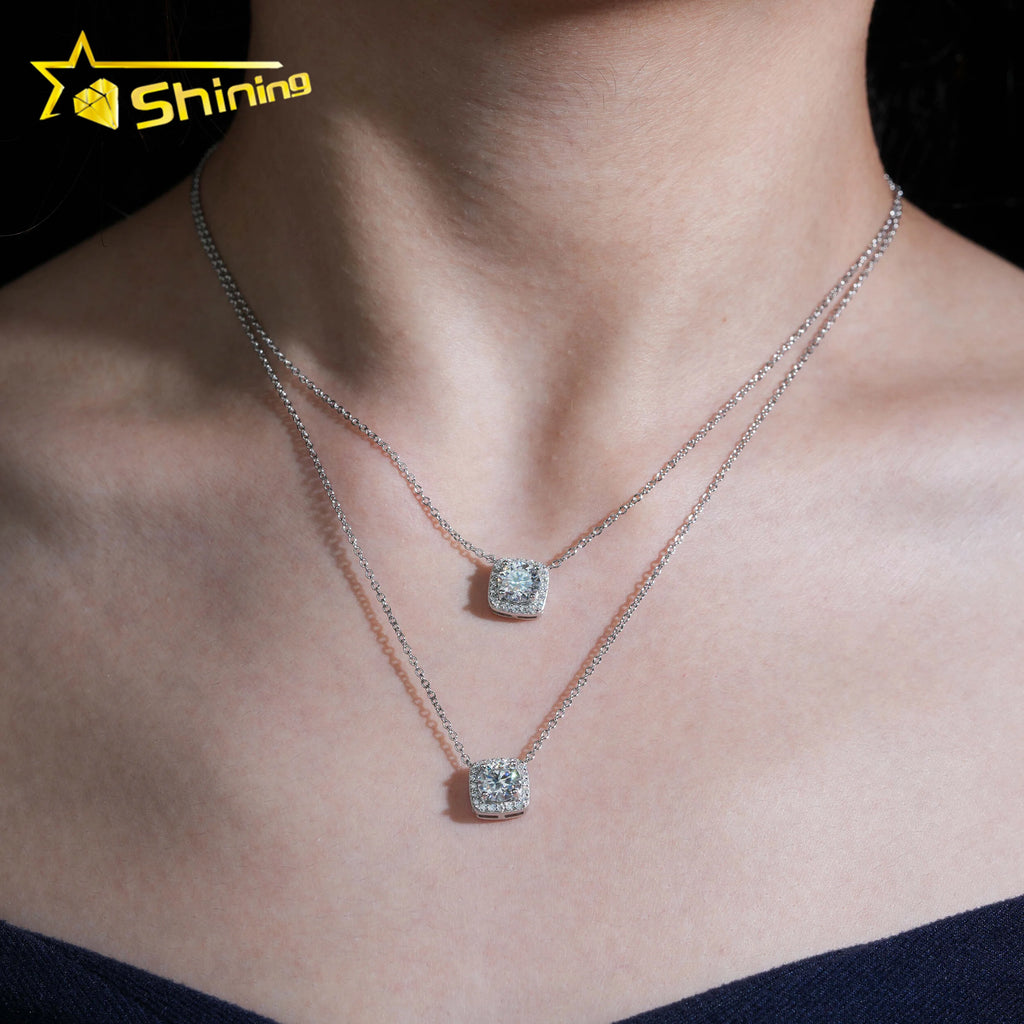 Eternal Halo Silver Necklace