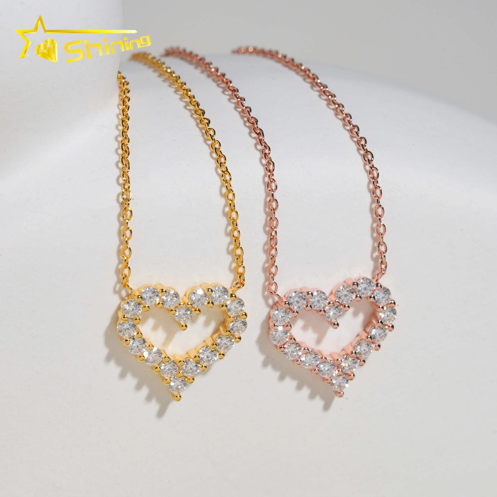 Luxe Heart Sparkle Necklace