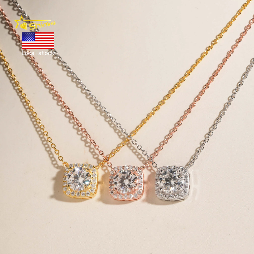 Eternal Halo Silver Necklace