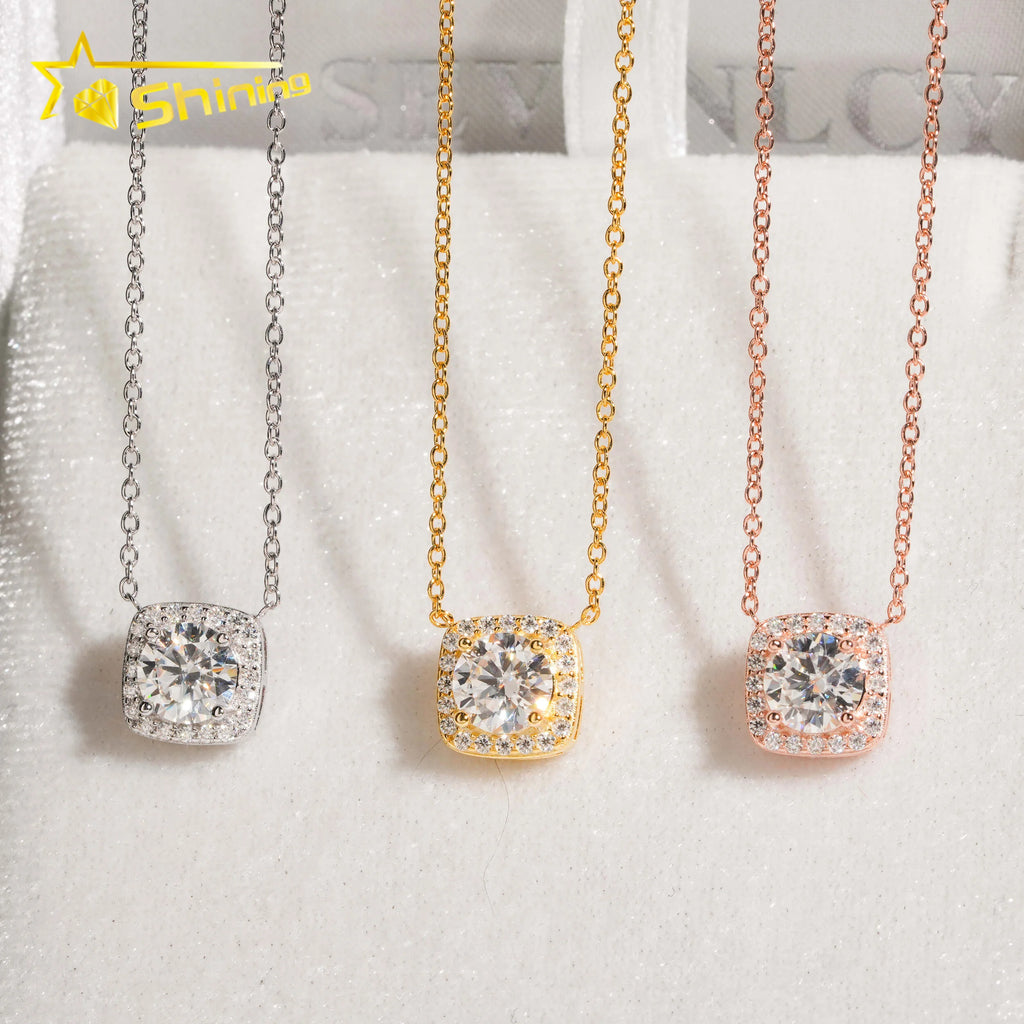 Eternal Halo Silver Necklace