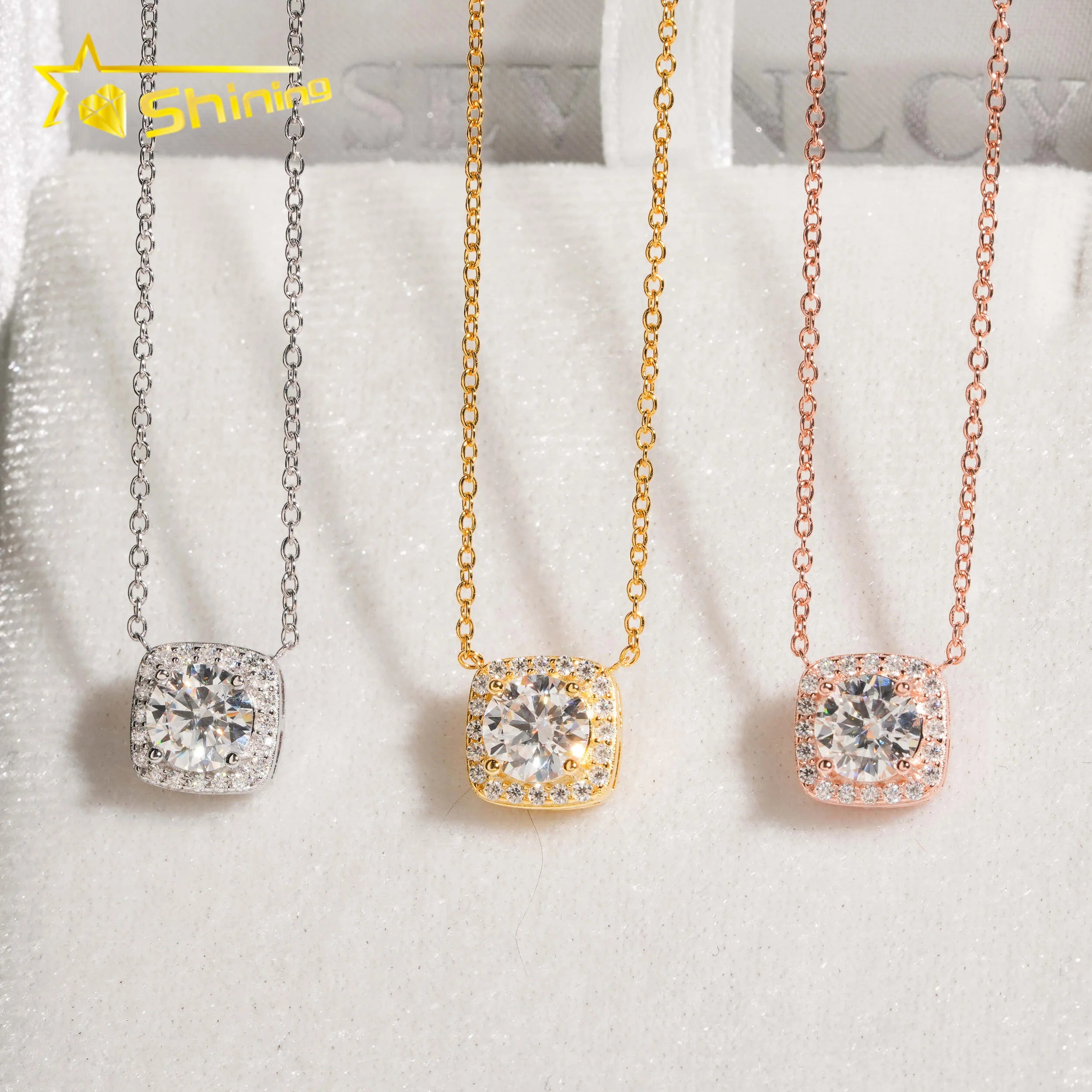 Eternal Halo Silver Necklace