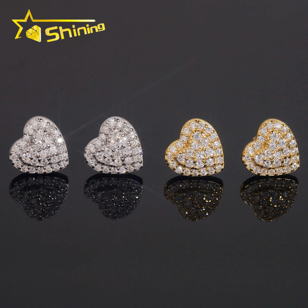 Luxe Heart Sparkle Earrings