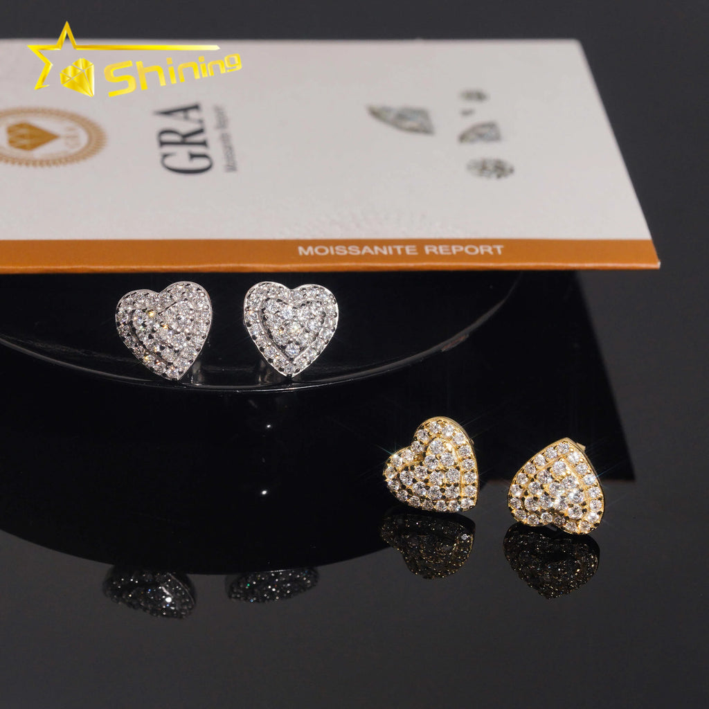 Luxe Heart Sparkle Earrings