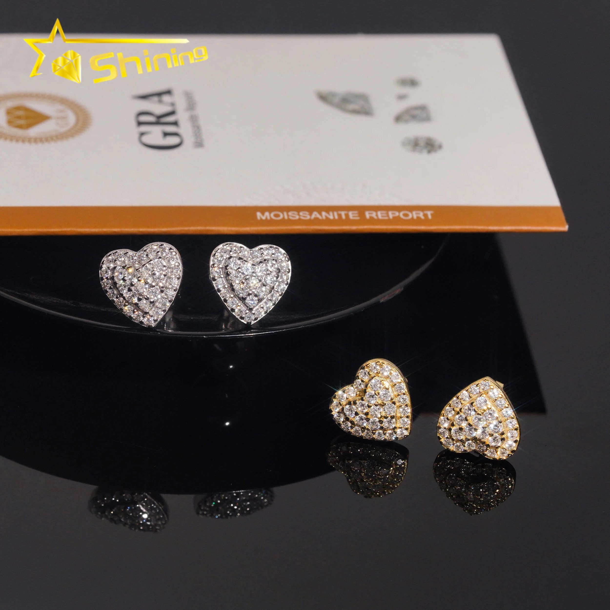 Luxe Heart Sparkle Earrings