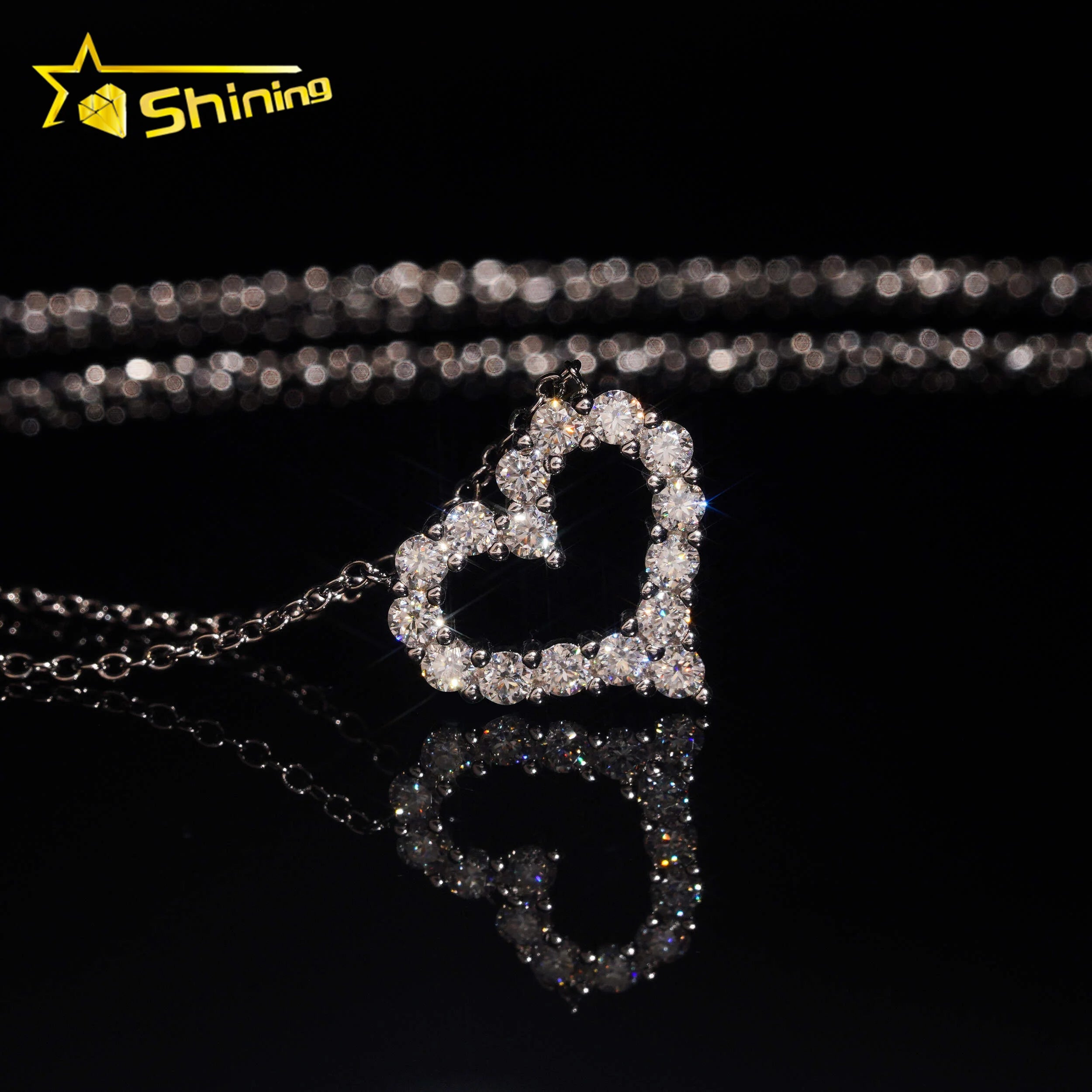 Luxe Heart Sparkle Necklace