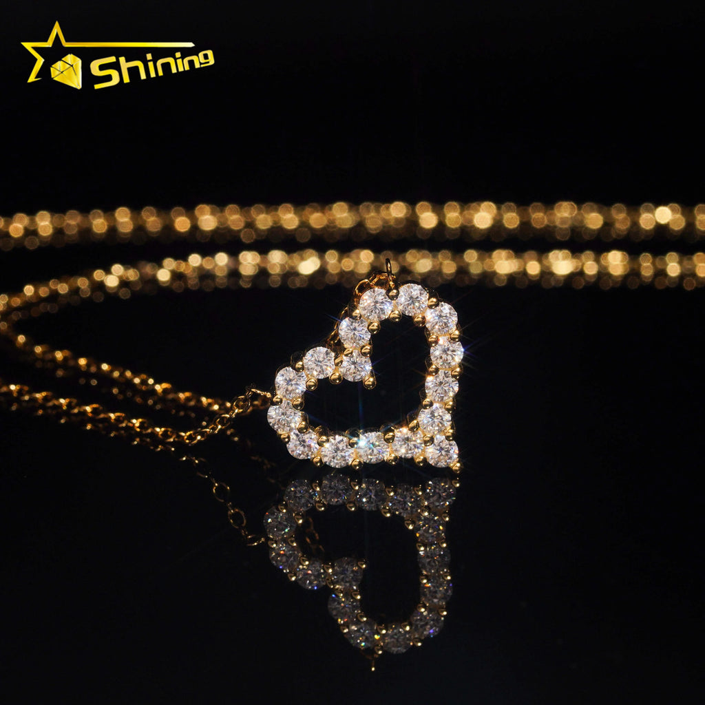 Luxe Heart Sparkle Necklace